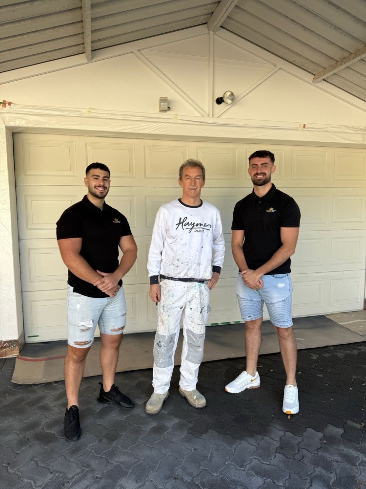 Anthony and Luke with Gabor from Attractive Painting